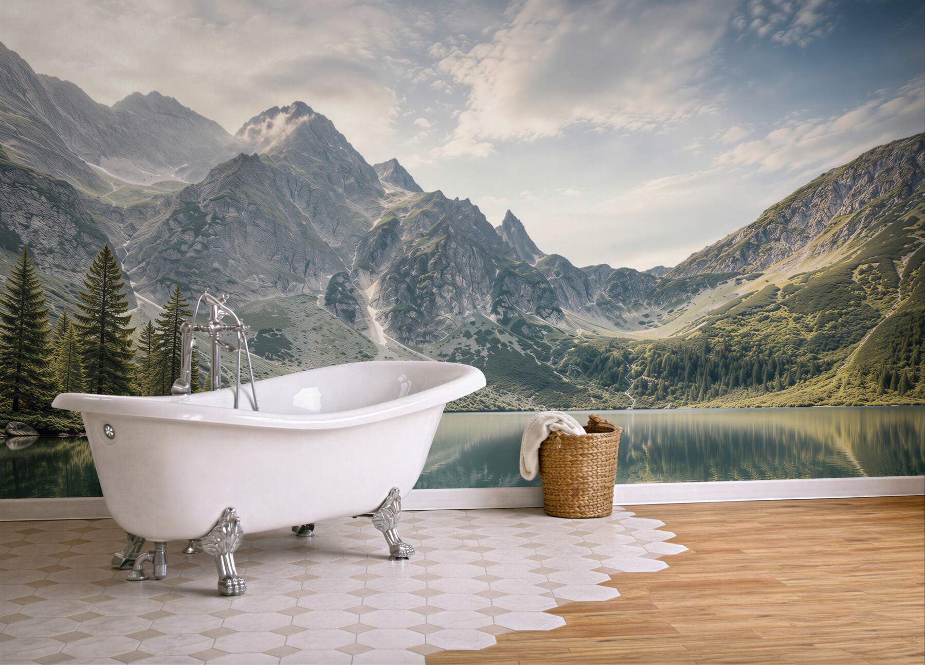 Fototapeta Jezioro w górach Tatry ?v23
